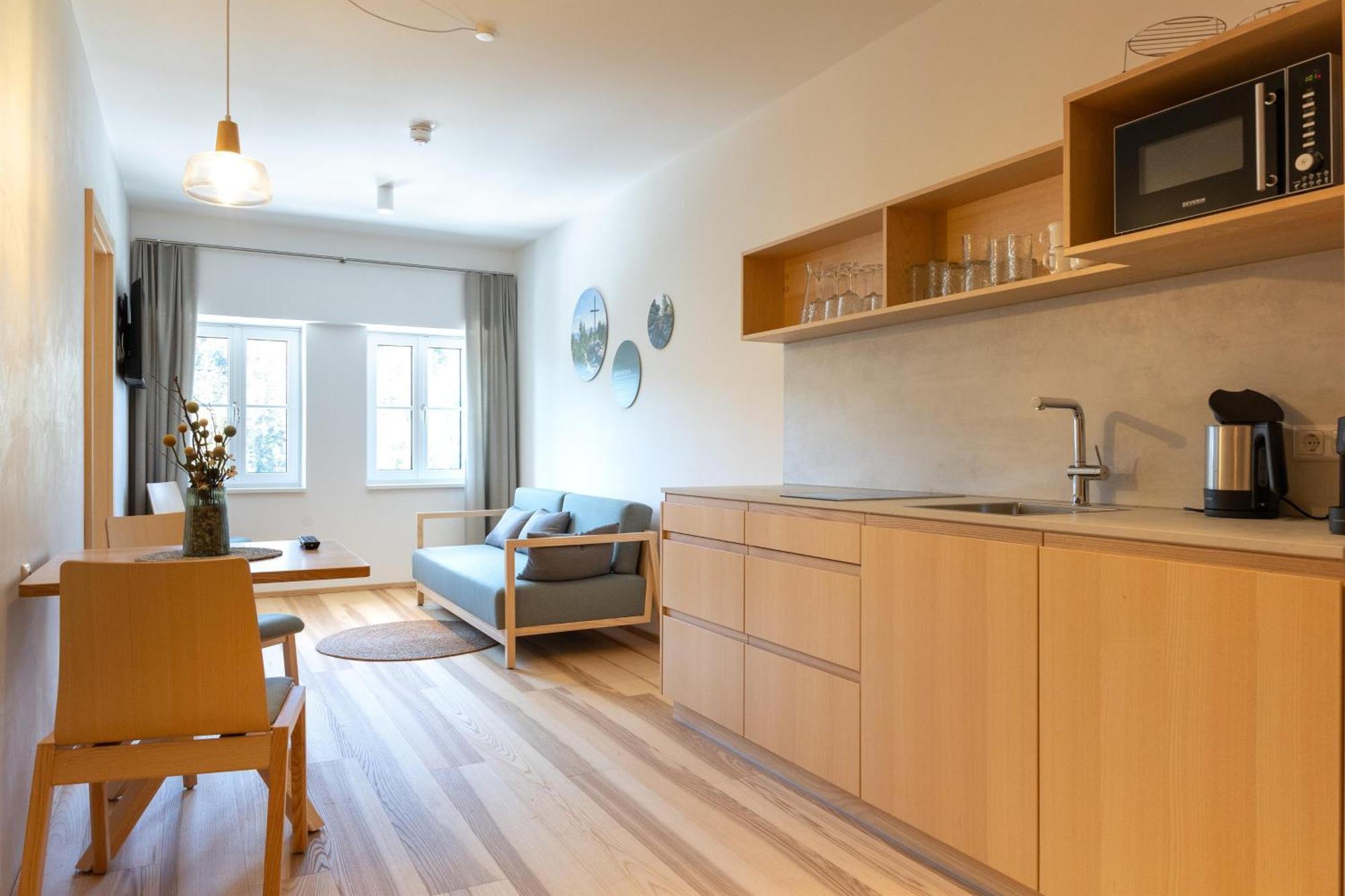 Forsthaus Apartments - Ski + Bike & Hike Klaffer am Hochficht Bagian luar foto